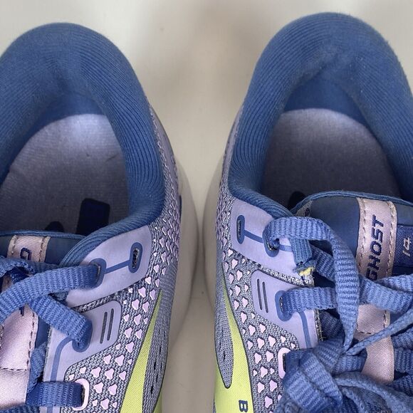 Brooks Ghost 14 Women’s Size 10.5 Medium B Running Shoe Purple Mint 1203561B544 - Picture 11 of 12